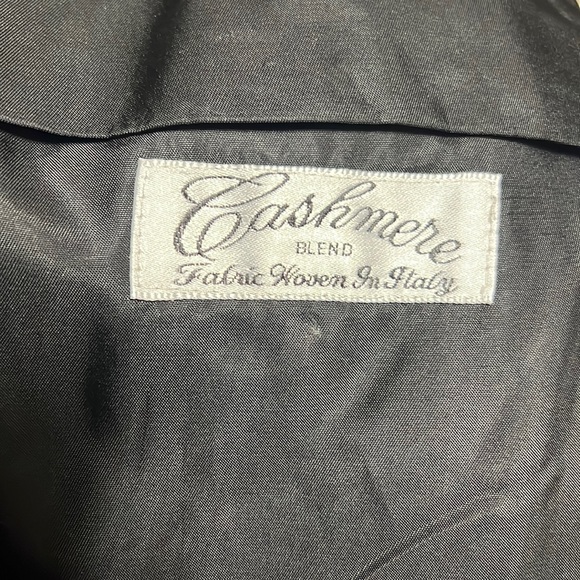 Ralph Lauren Cashmere Classic Dresscoat - CHAPS Sz 44 L Charcoal GUC - Picture 3 of 10